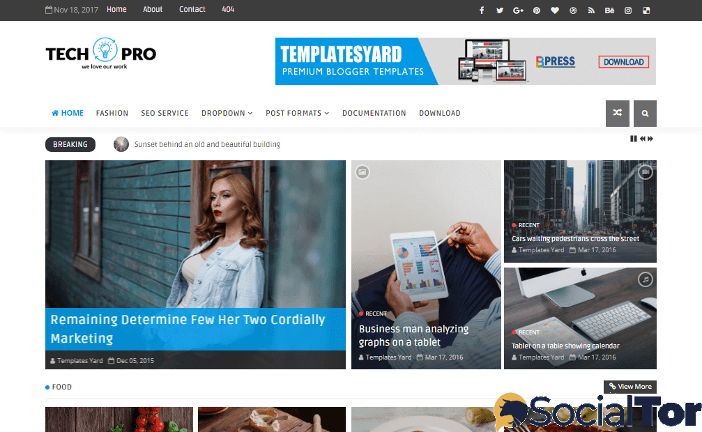 Tech Pro News Magazine Blogger Template.png