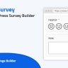 AH Survey - Survey Builder With Multiple Questions Types