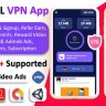 WILL VPN App - VPN App With Admin Panel | Secure VPN & Fast VPN | Refer & Earn | Reward Lucky Wheel