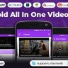 Android All In One Videos App (DailyMotion,Vimeo,Youtube,Server Videos, Admob with GDPR)