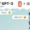 Chat GPT-3 OpenAI HTML 5