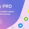 Chaty Pro  – Floating Chat Widget, Contact Icons, Messages, Telegram, Email, SMS, Call Button