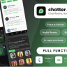 Chatter - Ultimate Social Media with Chat Rooms, Posts, Stories -