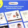 MultiSaas  - Multi-Tenancy Multipurpose Website Builder (Saas) - nulled