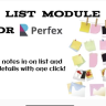 Notes List Viewer Module for Perfex CRM